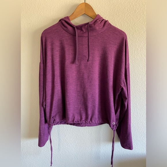 GapFit Brushed Tech Jersey Purple Drawstring Hoodie
- M - Picture 2 of 12